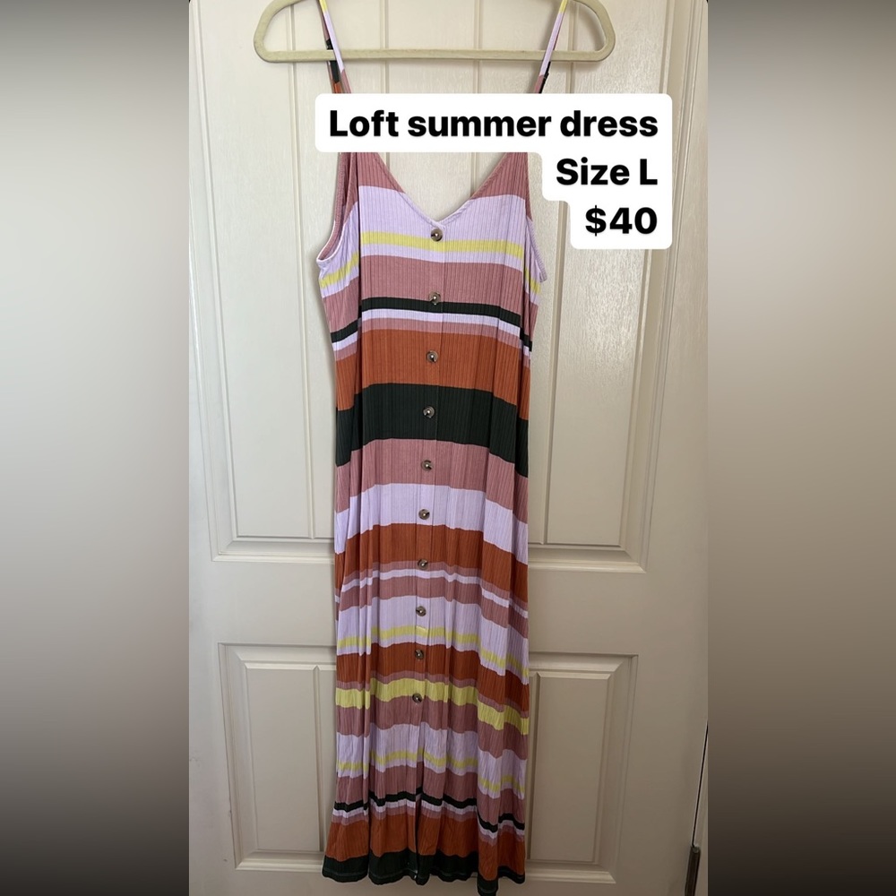 Rainbow summer dress